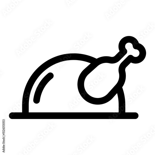 Roasted Chicken Icon