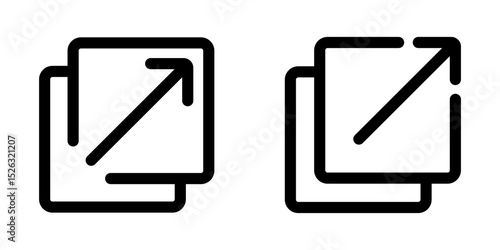 Full screen icon in a simple style. Full screen gesture icon. Vector illustrations EPS10