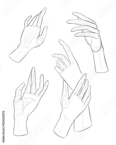 Sketch of hands