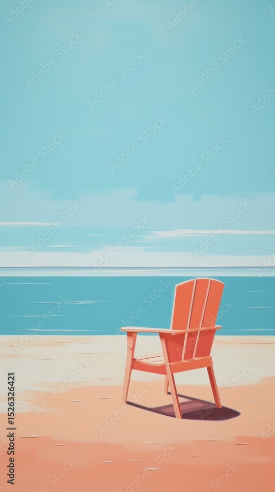 Chair outside on a beach nature chair furniture. Chair outside on a beach nature chair furniture.
