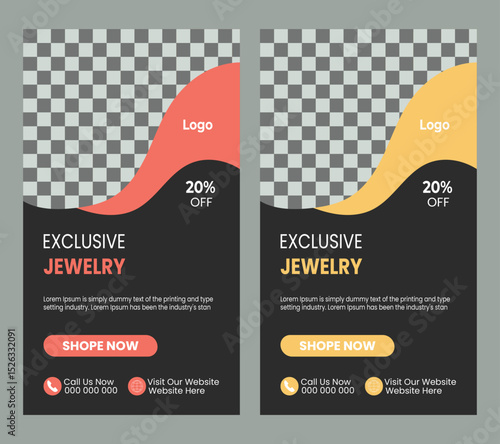 Jewelry Facebook and Instagram Story Template
