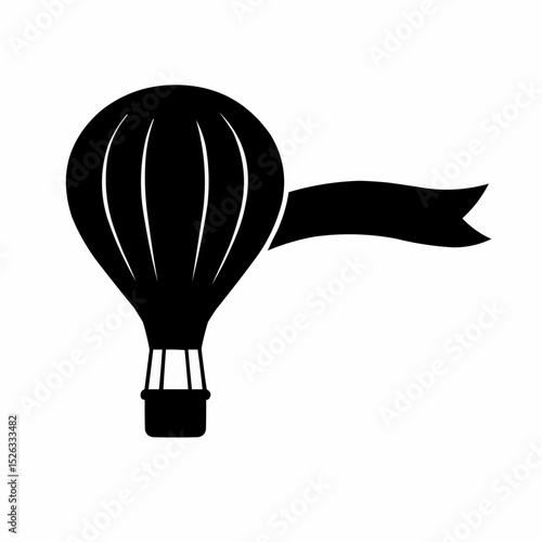 Colorful hot air balloons fly freely across the sky, a fun vector illustration of aerostat adventures