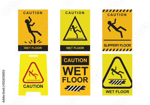 caution wet floor sign