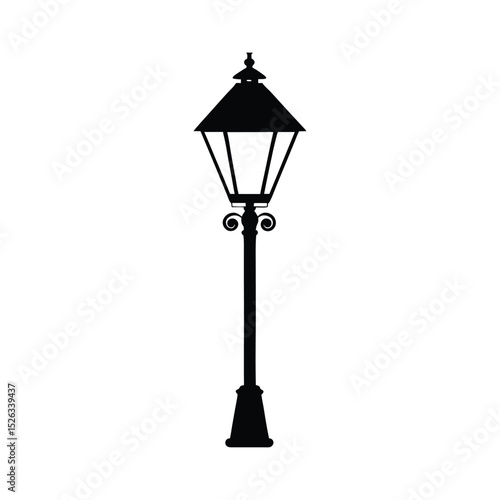 street lamp vector