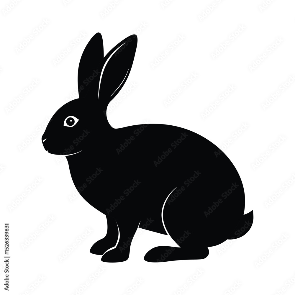 Fototapeta premium vector illustration of a rabbit