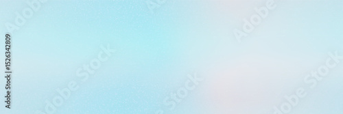 Morning blue and pink sky gradient mesh gradation seamless bg with noise texture. Neutral soft vector illustration. Blurred ombre watercolour background with grain pattern