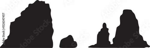 Triple Illustration of Stomach and Intestines Anatomy