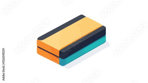 Eraser Vector Illustration for Design Projects and Artwork