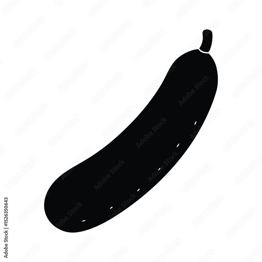 vector illustration of a cucumber vector illustration of a cucumber