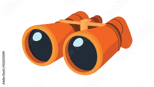 Monocular Vector Icon for Professional Use in Illustrations and Designs