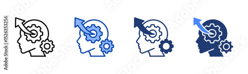 Self Development icon sheet multiple style collection