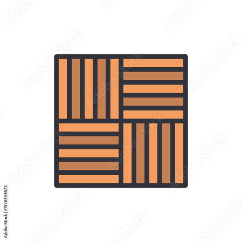 Wood Parquet Texture Graphic Element For Design And Decoration