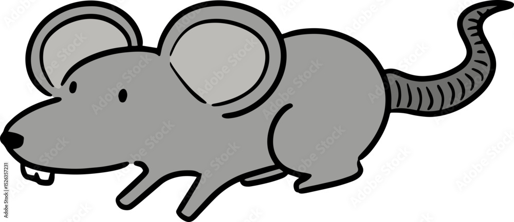 Fototapeta premium Illustration of rat 