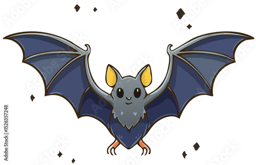Cute Cartoon Bat