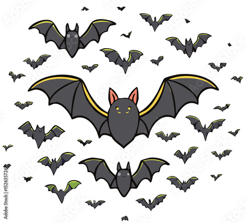 Halloween Bat Illustration
