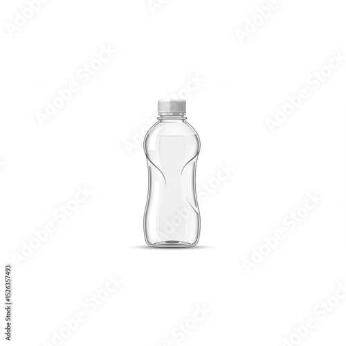 bottle of perfume isolated on a white background, vector illustration
