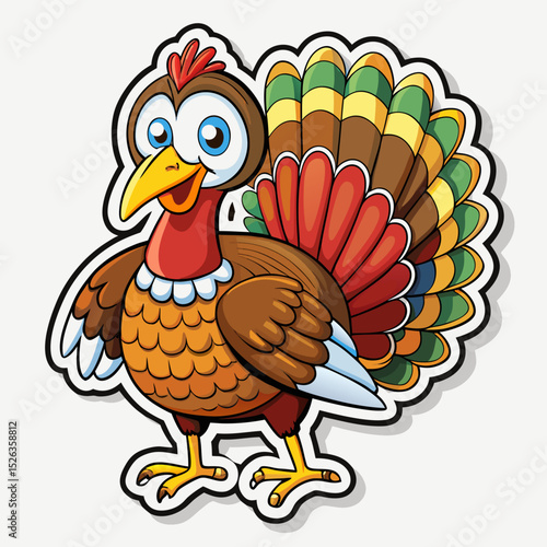 vector illustration of turkey