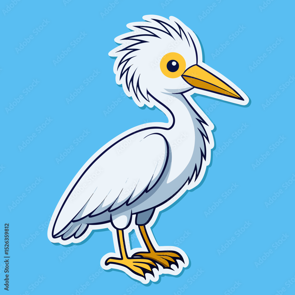 Obraz premium heron on the beach