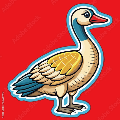 illustration of a duck