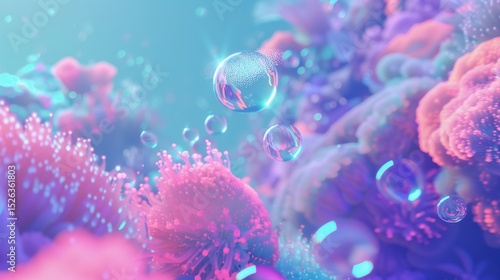 Surreal Coral Dreamscape