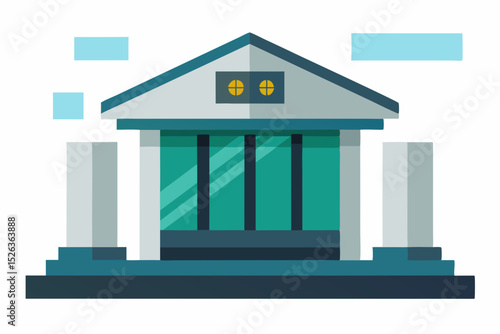 Grand Neoclassical Building Design Architectural Masterpiece