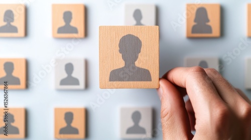 A human resources manager evaluating cognitive bias in recruitment processes. Featuring interview notes