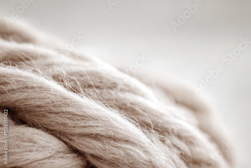 closeup of natural wool texture highlighting its softness and warmth