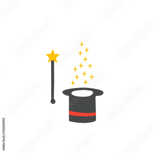 magic hat illustration