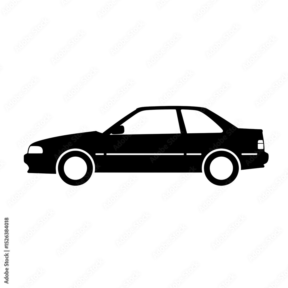 black car isolated on white background black car isolated on white background