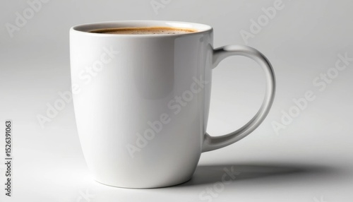 Wallpaper Mural Aromatic Coffee in a White Mug Hot Beverage Morning Drink Studio Shot Torontodigital.ca