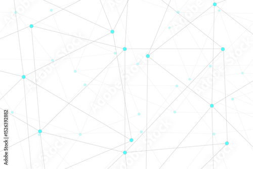 Abstract technology dot and line connection digital hi tech design concept background. Space for text. Vector illustration