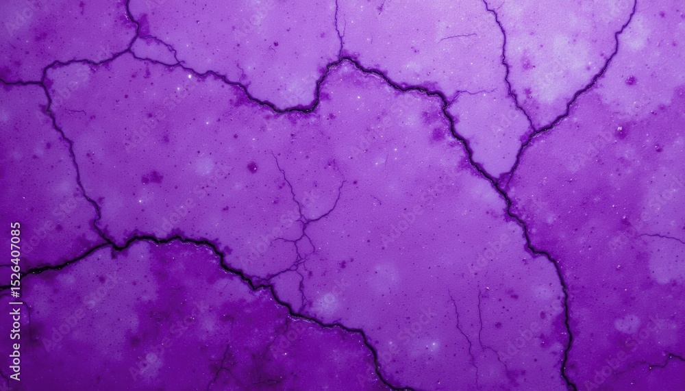 Obraz premium Purple cracked background texture, abstract design with cracks and damaged surface pattern