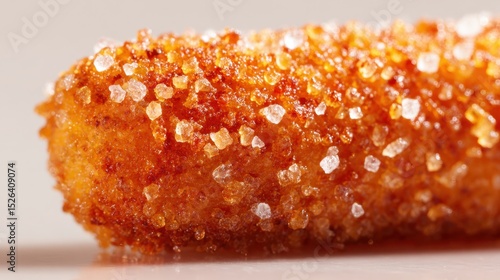 Cinnamon Sugar Crusted Fried Dough Dessert Delight Snack