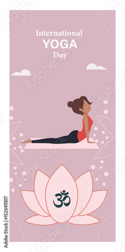 International Yoga Day Vertical Banner Set-02