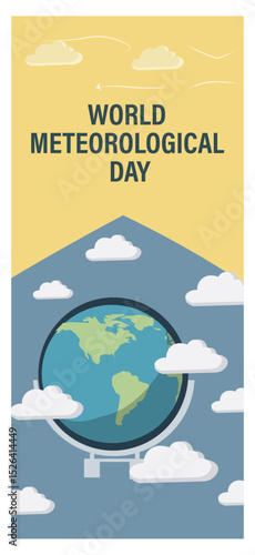 World Meteorological Day Vector Banner Set-02