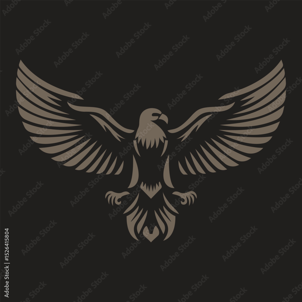 Obraz premium Majestic Eagle in Flight 