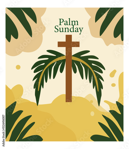 Palm Sunday Triumphal Entry Vector Collection-04