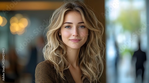 Wallpaper Mural Confident project manager balancing work and life with laptop Torontodigital.ca