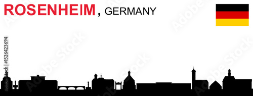 Skyline Rosenheim, Germany "NO AI"