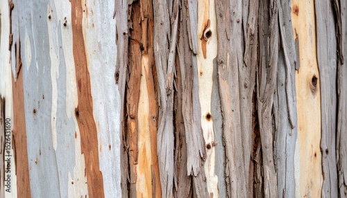 Shredding Eucalyptus Bark Texture Detail
