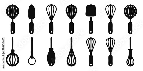 High resolution flatlay graphic featuring a collection of vintage handheld beaters