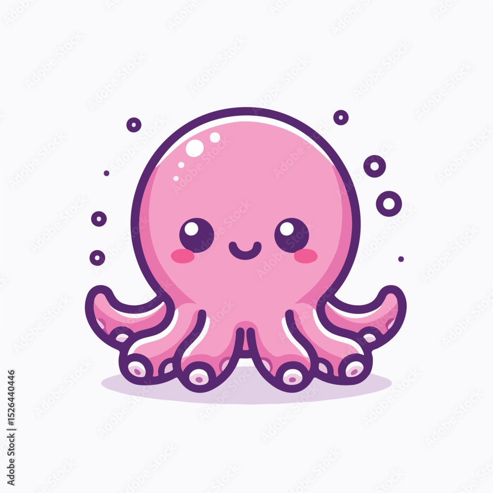 Obraz premium cute octopus image vector