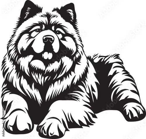 adorable Chow Chow dog