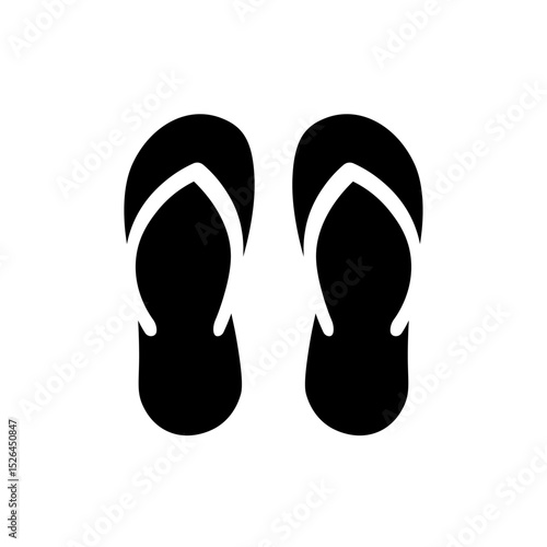 flip flops icon. flipflops vector