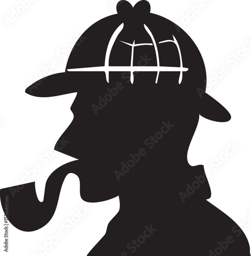 Detective Silhouette Icon