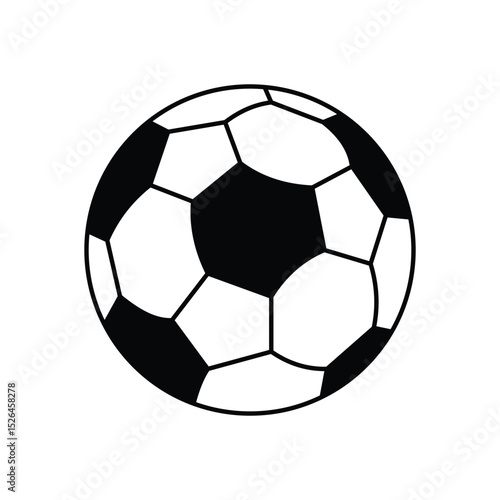 Soccer Ball Vector icon