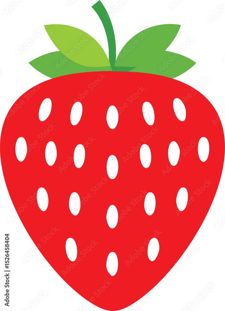 Obraz premium strawberry isolated on white background