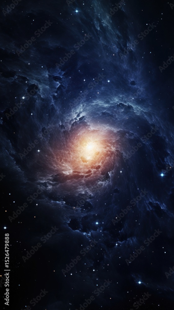 Fototapeta premium Galaxy in black wallpaper astronomy universe outdoors.