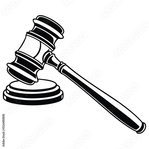 Gavel judge auction law justice symbol