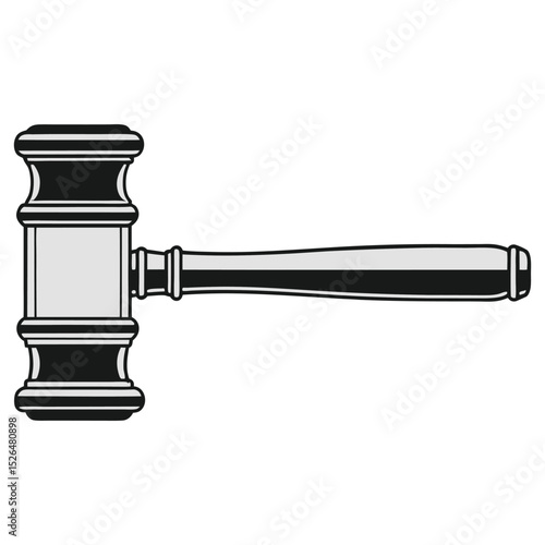 Gavel law justice auction court symbol